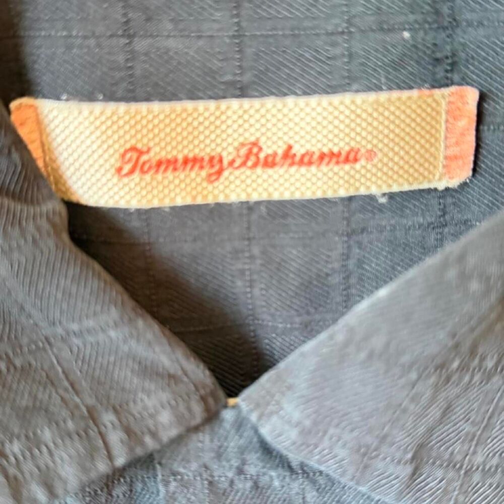 Tommy-bahama Men's Navy and Blue Shirt - Picture 5 of 7